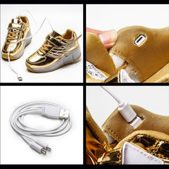 CD03 LED Double Wheel Wing Roller Skating Shoes, Size : 38