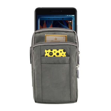 Outdoor Phone Carrying Case Pouch Nylon Crossbody Shoulder Cell Phone Holster Waist Belt Wallet Bag with Carabiner