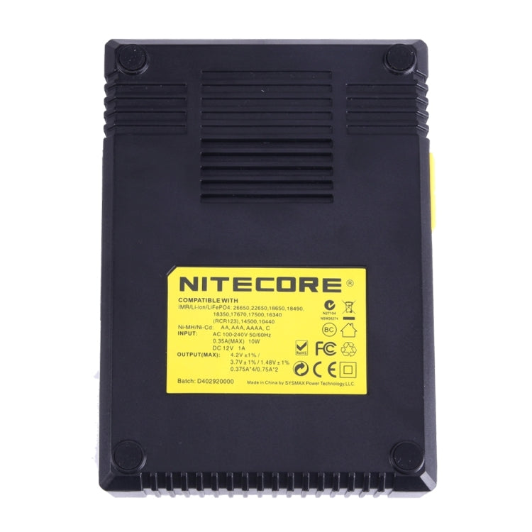 Nitecore D4 Intelligent Digi Smart Charger with LCD Display for 14500, 16340 (RCR123), 18650, 22650, 26650, Ni-MH and Ni-Cd (AA, AAA) Battery, D4
