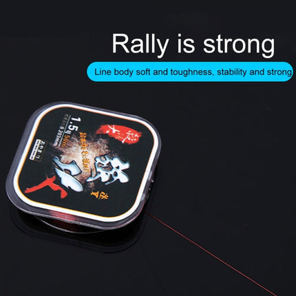 1.5C 0.203mm 2.46kg Nodules Tension 2.99kg Straight Line Tension 50m Strong Imported Raw Silk Nylon Fishing Line, 1.5C/0.203mm