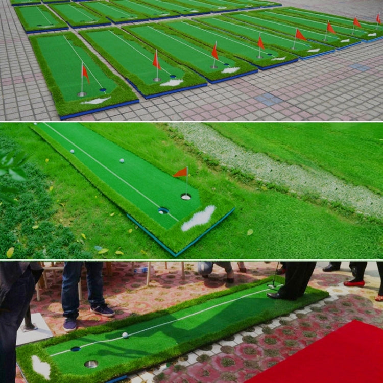 PGM Golf Double Colors Putting Mat Push Rod Trainer, Size: 75x300cm, Size: 75x300cm