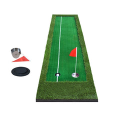 PGM Golf Double Colors Putting Mat Push Rod Trainer, Size: 75x300cm, Size: 75x300cm