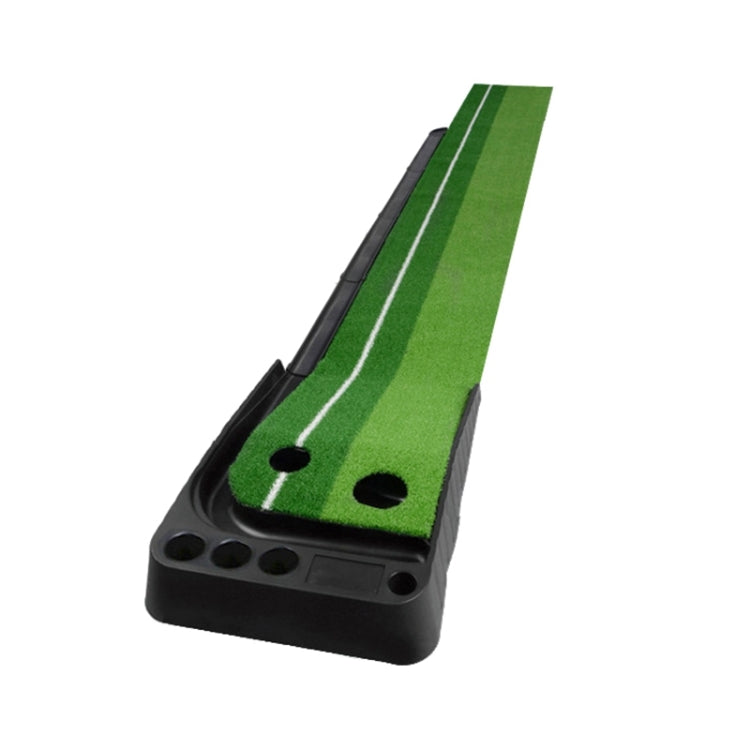 PGM Golf Mini Putting Mat Push Rod Trainer 3m, with Auto Ball Return Fairway