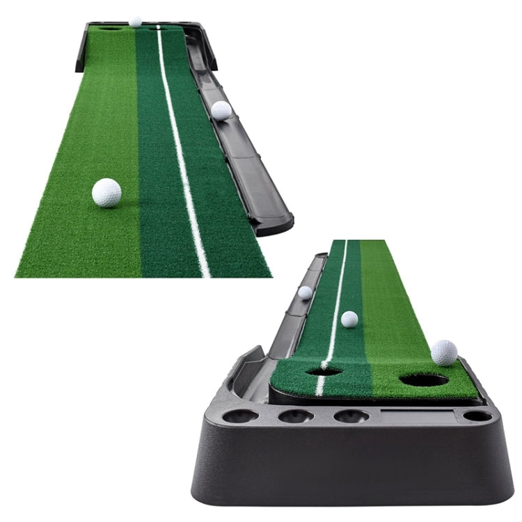 PGM Golf Mini Putting Mat Push Rod Trainer 3m, with Auto Ball Return Fairway