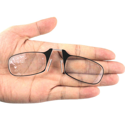 Ultra Thin High-definition Nose Resting Card Style Portable Presbyopic Hypermetropic Reading Glasses, +2.00D, +2.00D