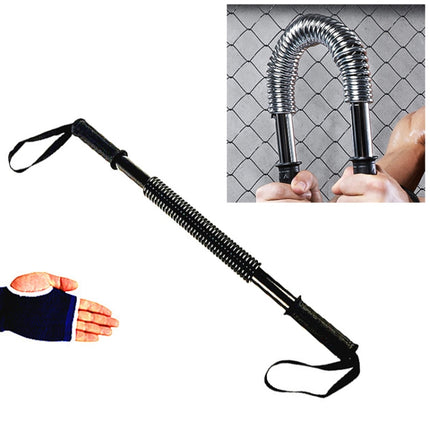 60kg Spring Hand Grips Arm Strength Brawn Training Device + Hand Guard Set