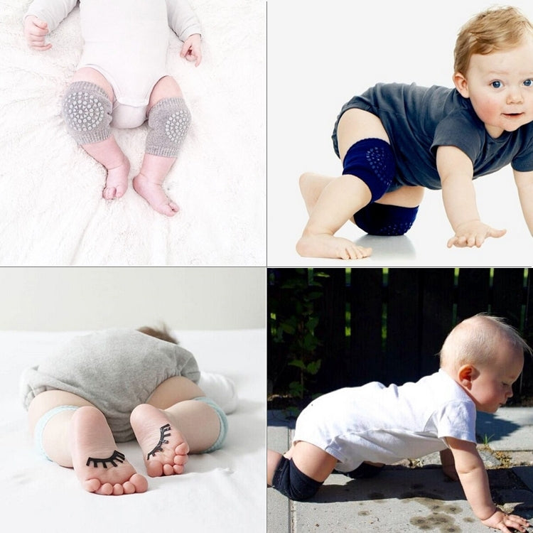 One Pair Anti-slip Children Baby Crawling Walking Knee Guard Elbow Guard Protecting Pads
