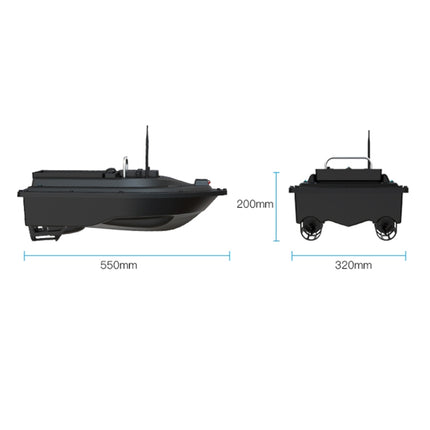 D16B GPS Double Motors Outdoor Rc Bait Fishing Boat, EU Plug, D16B GPS (EU Plug), D16B GPS (US Plug)