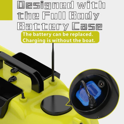 D18B GPS Outdoor Double Motors Fishing Bait Boat with 3 Bait Containers , US Plug, D18B GPS (EU Plug), D18B GPS (US Plug)