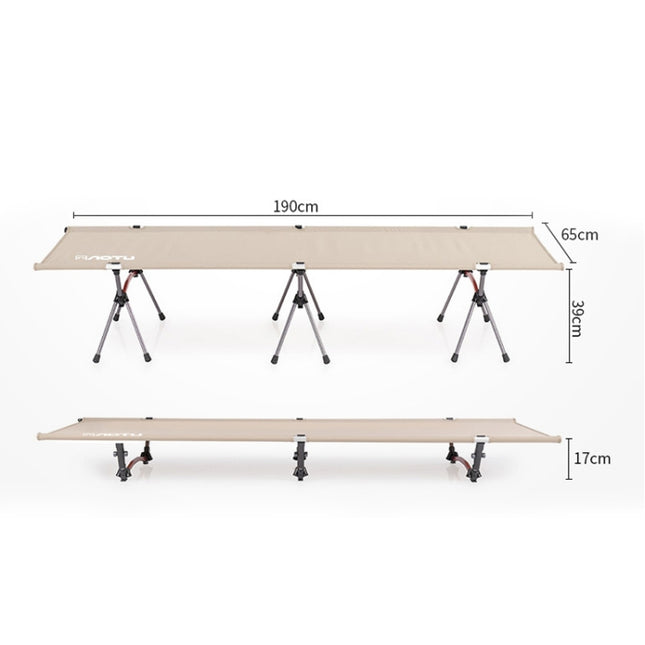 AOTU AT6758 Outdoor Portable Folding Aluminum Alloy Camping Bed