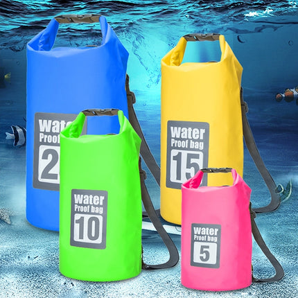 Outdoor Waterproof Dry Dual Shoulder Strap Bag Dry Sack, Capacity: 20L