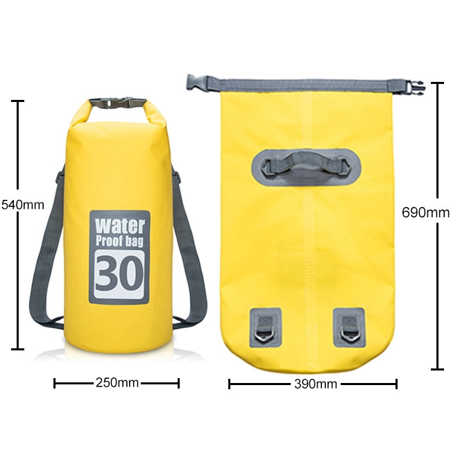 Outdoor Waterproof Dry Dual Shoulder Strap Bag Dry Sack, Capacity: 30L, 30L