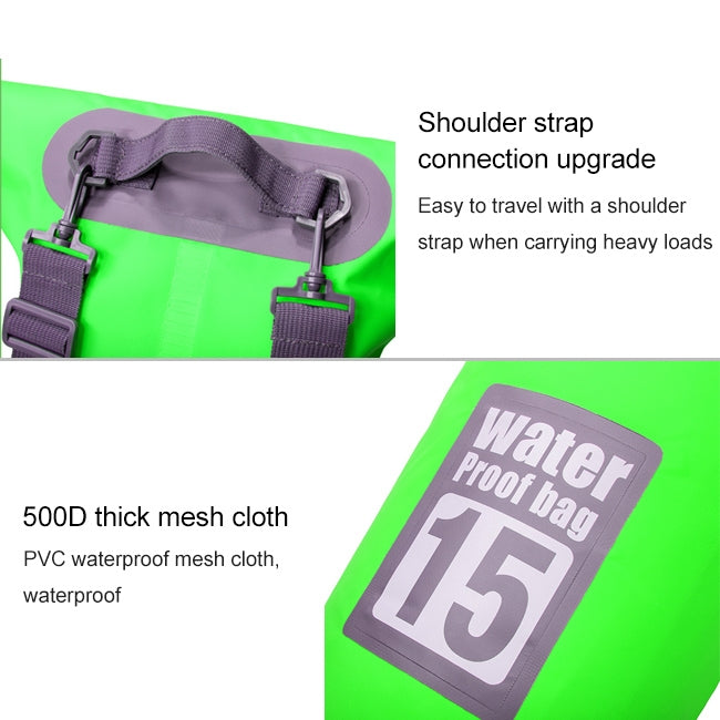 Outdoor Waterproof Dry Dual Shoulder Strap Bag Dry Sack, Capacity: 30L, 30L