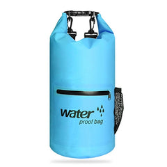 Outdoor Waterproof Dry Dual Shoulder Strap Bag Dry Sack PVC Barrel Bag, Capacity: 10L, 10L