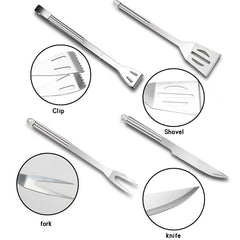 20 in 1 Outdoor Tableware Set Camping Barbecue Tableware Picnic Tool Set, 20 in 1