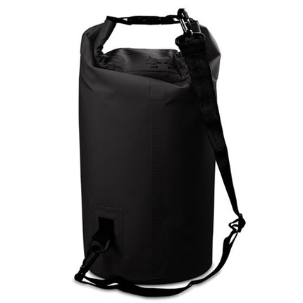 Outdoor Waterproof Double Shoulder Bag Dry Sack PVC Barrel Bag, Capacity: 20L