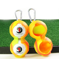 2 PCS Golf Silicone Double-ball Protective Sleeve, 2PCS Sleeve Bright Yellow, 2PCS Sleeve Pink, 2PCS Sleeve Dark Blue, 2PCS Sleeve Green, 2PCS Sleeve Red, 2PCS Sleeve Rose Red, 2PCS Sleeve Yellow, 2PCS Sleeve Black