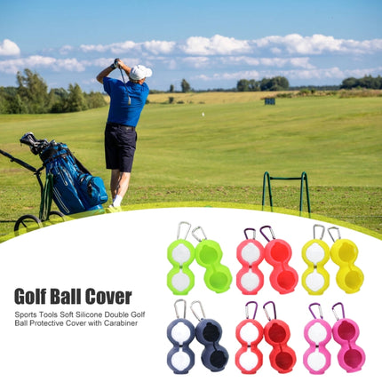 2 PCS Golf Silicone Double-ball Protective Sleeve, 2PCS Sleeve Bright Yellow, 2PCS Sleeve Pink, 2PCS Sleeve Dark Blue, 2PCS Sleeve Green, 2PCS Sleeve Red, 2PCS Sleeve Rose Red, 2PCS Sleeve Yellow, 2PCS Sleeve Black