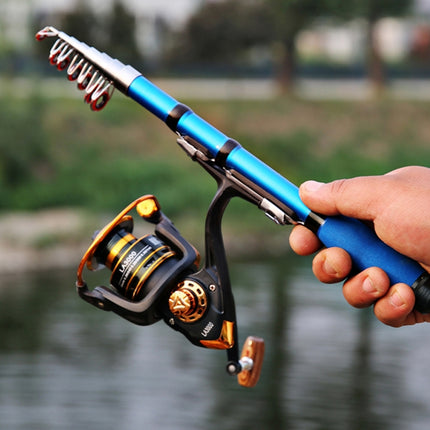 37cm Portable Telescopic Sea Fishing Rod Mini Fishing Pole, Extended Length : 2.3m, 2.3m