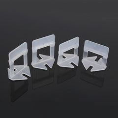 100 PCS 2.0mm Lengthen Tile Leveling System Clips Kit Wall Floor Tile Spacer Tiling Tool  for Paving Locator Tool OG6480, 2.0mm Lengthen