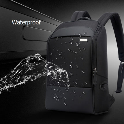 Bopai 751-006881 Business Anti-theft Waterproof Large Capacity Double Shoulder Bag,with USB Charging Port, Size: 30x14x44cm