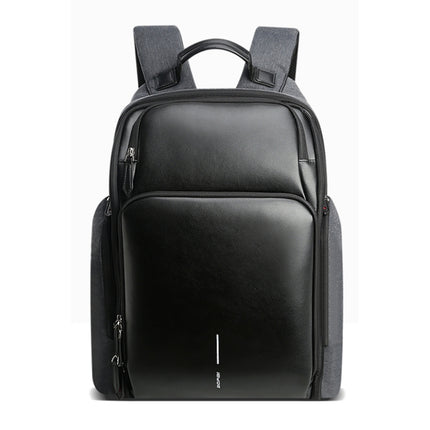 Bopai 851-010128 Business Anti-theft Waterproof Large Capacity Double Shoulder Bag,with USB Charging Port, Size: 34x19x43cm