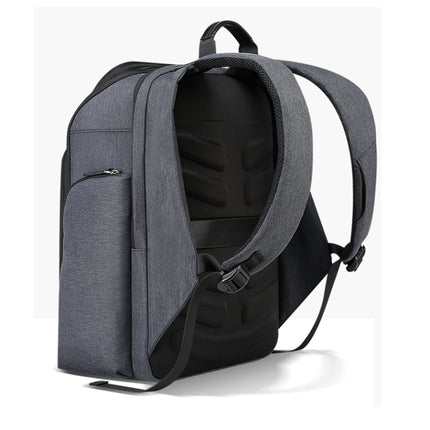 Bopai 851-010128 Business Anti-theft Waterproof Large Capacity Double Shoulder Bag,with USB Charging Port, Size: 34x19x43cm