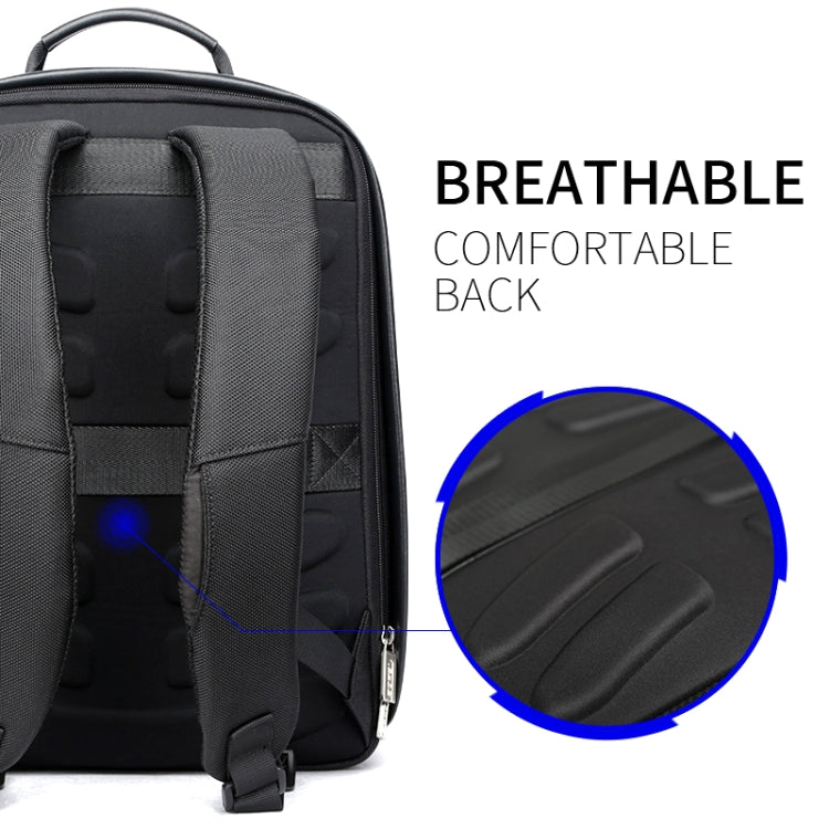 Bopai 851-014318 Fashion Outdoor Breathable Waterproof Anti-theft Three-layer Large Capacity Double Shoulder Bag,with USB Charging Port, Size: 31x17x44cm, 851-014318