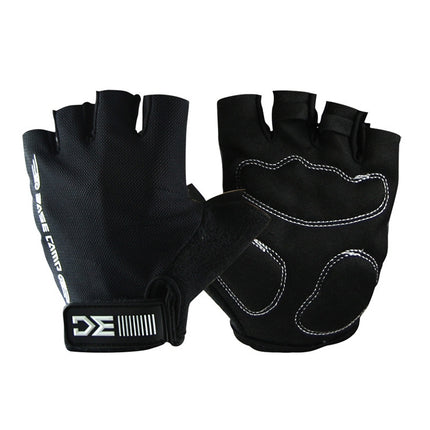 BaseCamp BC-204 Bicycle Half Finger Gloves Lycra Fabric Cycling Gloves, Size: M, Size: M