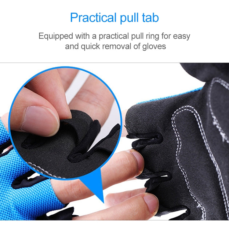 BaseCamp BC-204 Bicycle Half Finger Gloves Lycra Fabric Cycling Gloves, Size: M, Size: M
