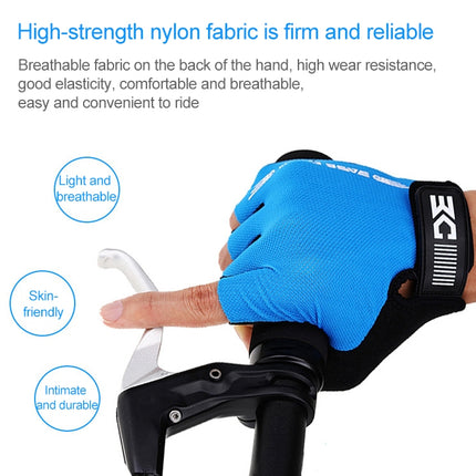 BaseCamp BC-204 Bicycle Half Finger Gloves Lycra Fabric Cycling Gloves, Size: L, Size: L
