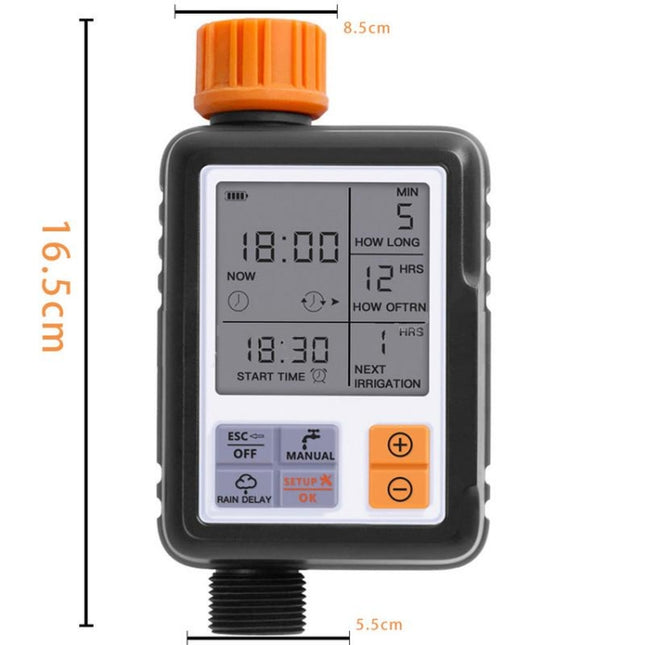 Universal LCD Screen Sprinkler Controller Outdoor Garden Solenoid Valve Timer Automatic Watering Device Irrigation Tool, Automatic Watering Device