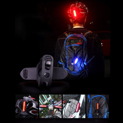 AQY-096 IPX4 Detachable USB Rechargeable Dual Color LED Bike Taillight