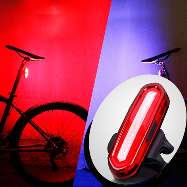 AQY-096 IPX4 Detachable USB Rechargeable Dual Color LED Bike Taillight