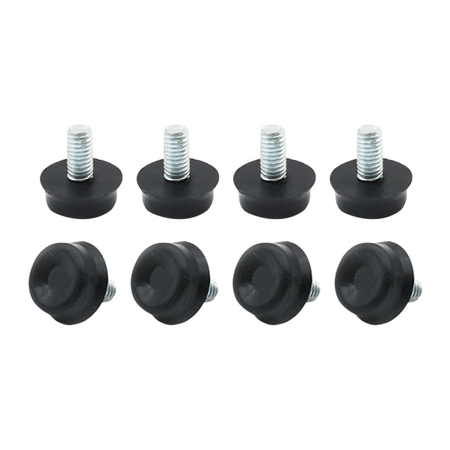 100 PCS Adjustable Foot Pad Furniture Screw Support Stub, M6x12