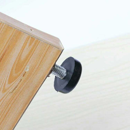 100 PCS Adjustable Foot Pad Furniture Screw Support Stub, M6x12