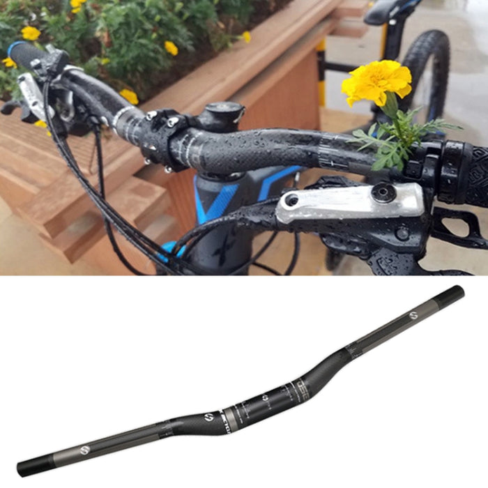 TOSEEK Full Carbon Fiber Road Bike Bent Handlebar, Size: 620mm (Matte), 620mm