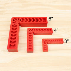 6 Inch Plastic 90 Degree Woodworking Auxiliary Positioner Square Ruler Fixing Tool, 6 Inch