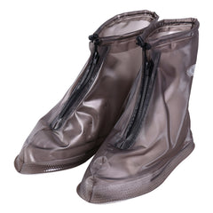 Fashion PVC Non-slip Waterproof Thick-soled Shoe Cover Size: S