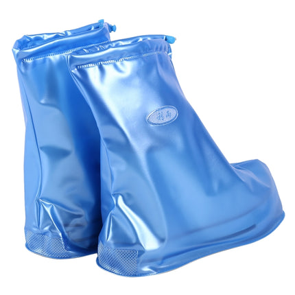 Fashion PVC Non-slip Waterproof Thick-soled Shoe Cover Size: M