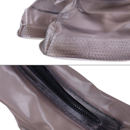 Fashion PVC Non-slip Waterproof Thick-soled Shoe Cover Size: M, Size: M