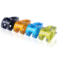 ZTTO Cycling Accessories MTB Bike Handlebar Stem Suitable for 31.8mm, Blue, Red, Yellow, Black, Green