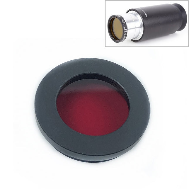 Datyson 5P9954 Astronomical Telescope Accessories 1.25 inch Planet Moon Nebula Filter Neutral Edition, Red, Yellow, Black, Orange, Pink, Green, Blue, Purple