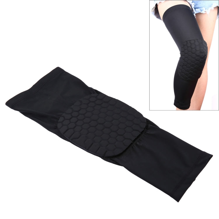 1 PC Beehive Shaped Sports Collision-resistant Lycra Elastic Knee Support Guard, Long Version, Size: XL, XL