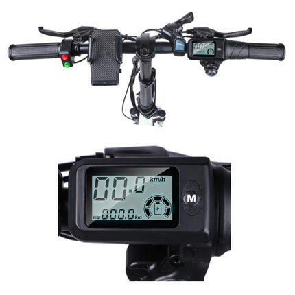 20LVXD30 20 Inch 48V Lithium Battery 350W Mini Valet Driving Folding Electric Bicycle, Black, White