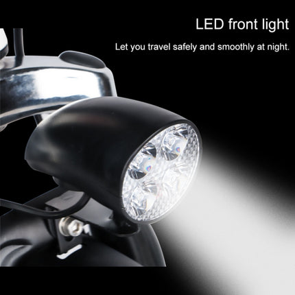 20LVXD30 20 Inch 48V Lithium Battery 350W Mini Valet Driving Folding Electric Bicycle, Black, White