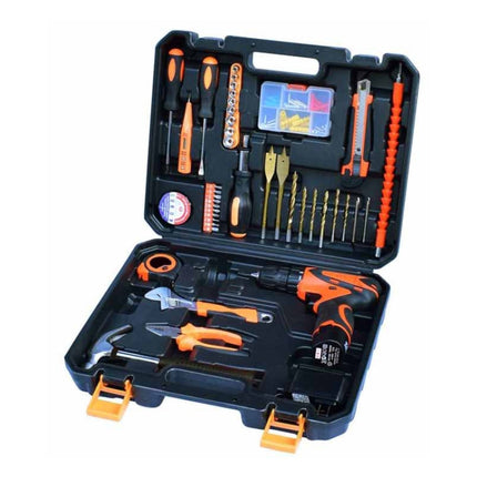 STT-044C Multifunction Household 44-Piece Electrician Repair Toolbox 12V Lithium Electric Drill Suit, STT-044C