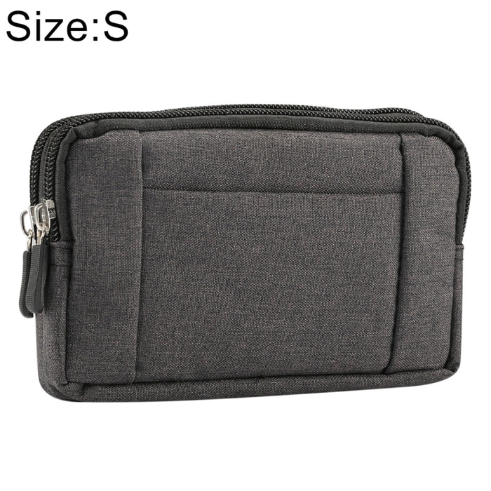 Sports Denim Universal Phone Bag Waist Bag for 5.2 inch or below Smartphones, Size: S, S
