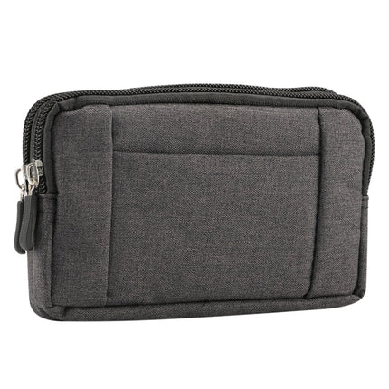 Sports Denim Universal Phone Bag Waist Bag for 6.4~6.5 inch Smartphones, Size: XL