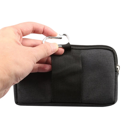 Sports Denim Universal Phone Bag Waist Bag for 6.4~6.5 inch Smartphones, Size: XL